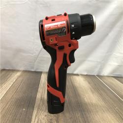 AS-IS Milwaukee 12V Lithium-Ion Brushless Cordless Subcompact Drill and Impact Driver Kit