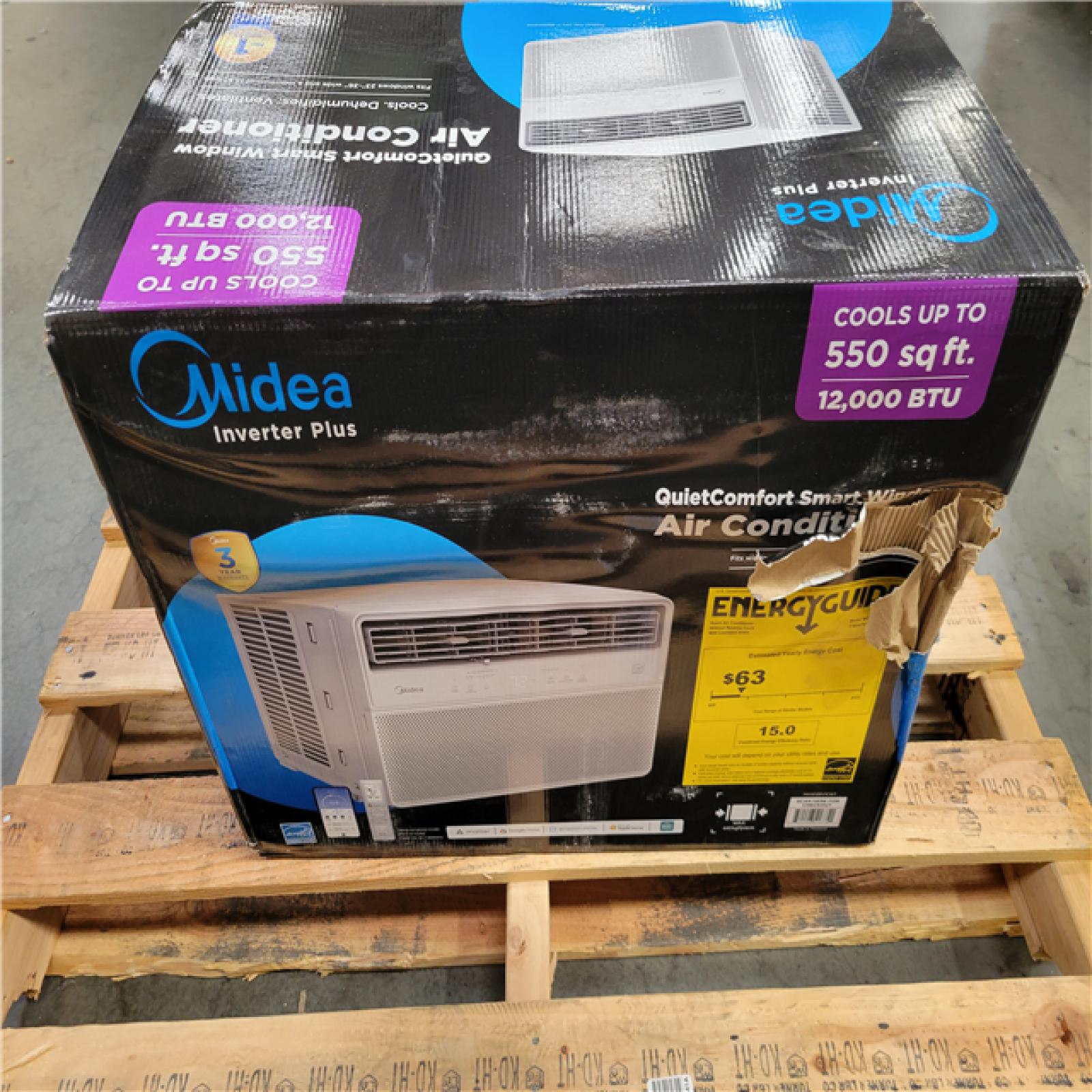 CALIFORNIA NEW MIDEA QUIETCOMFORT SMART WINDOW AIR CONDITIONER