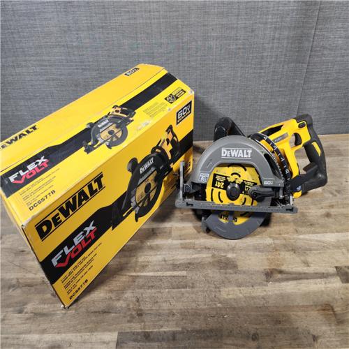 HOUSTON LOCATION - AS-IS DEWALT FLEXVOLT 60V MAX Cordless Brushless 7-1/4 in. Wormdrive Style Circular Saw (Tool Only)
