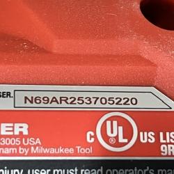 AS-IS Milwaukee FUEL 18-Volt Lithium-Ion Brushless Cordless Gen ll 16-Gauge Straight Finish Nailer (Tool Only)