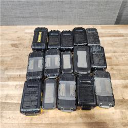 Houston Location  AS-IS DeWalt XR Batteries QTY/15