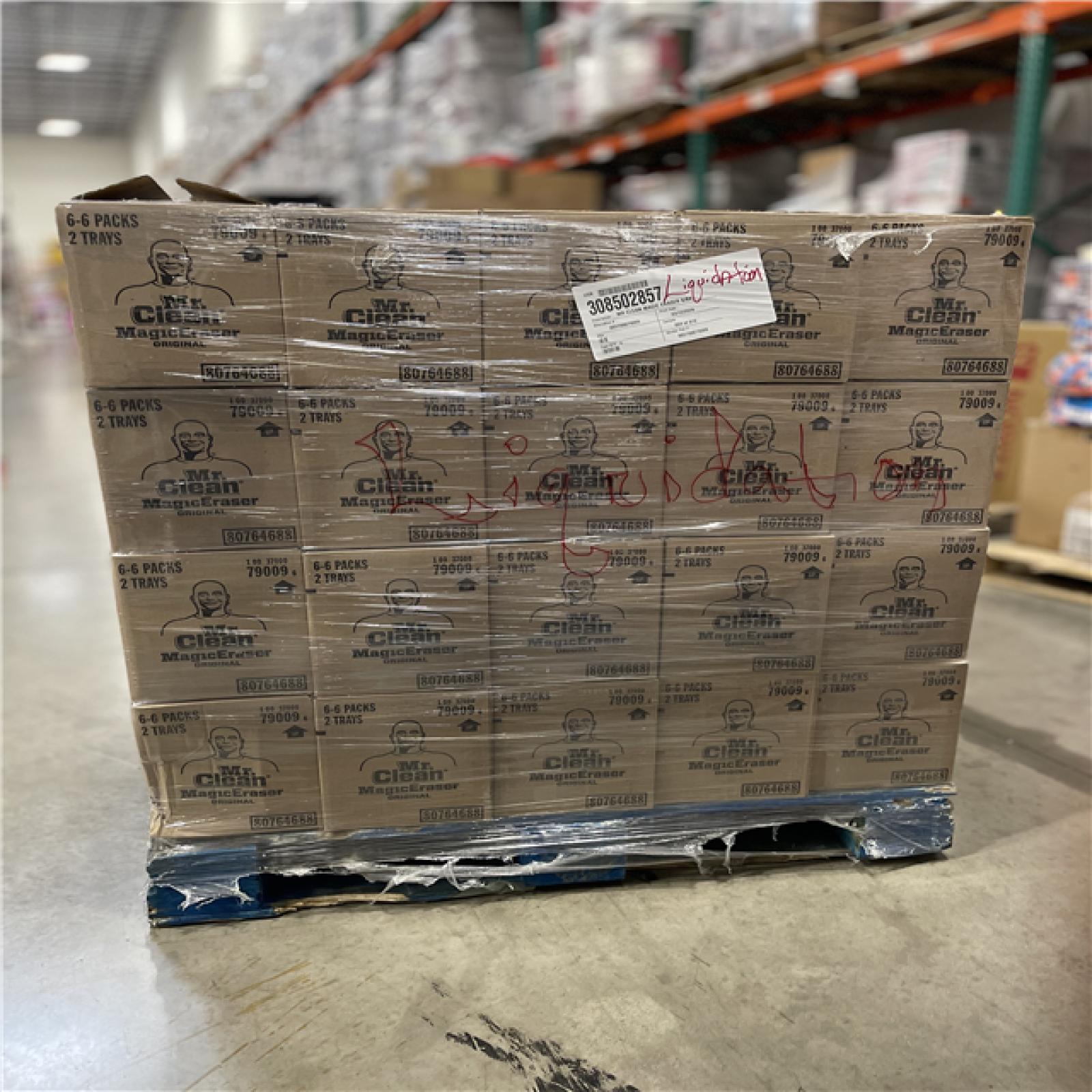 NEW! - Mr. Clean Magic Eraser Sponge (6 Count) PALLET-(480 UNITS)