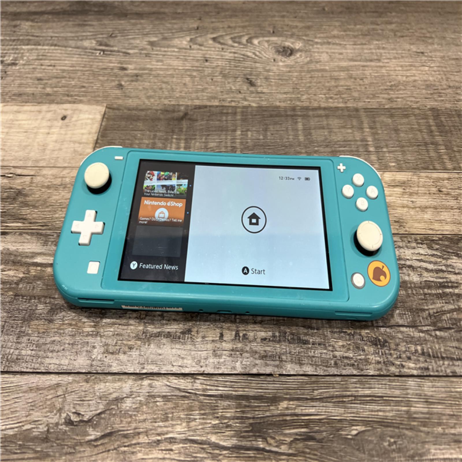 AS-IS Nintendo Switch Lite (Timmy & Tommy's Aloha Edition) Animal Crossing