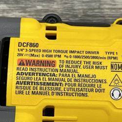 AS-IS DEWALT 20V MAX XR Cordless Impact Driver (Tool Only)