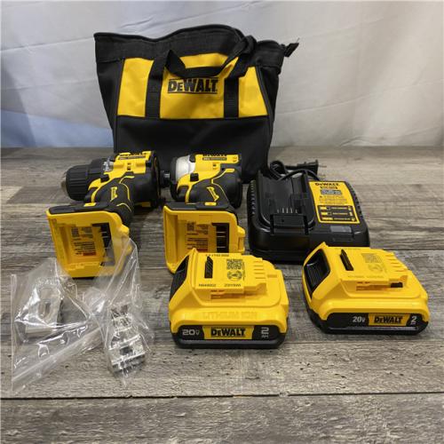 AS-IS DEWALT ATOMIC 20-Volt MAX Lithium-Ion Cordless Combo Kit