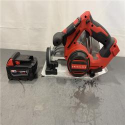 AS-IS - Milwaukee M18 18-Volt 7-1/4 in. Lithium-Ion Brushless Cordless Circular Saw with M18 5.0 Ah Battery