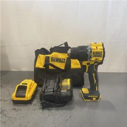 AS-IS- DEWALT ATOMIC 20V Cordless 1/2 in. Compact Hammer Drill Kit