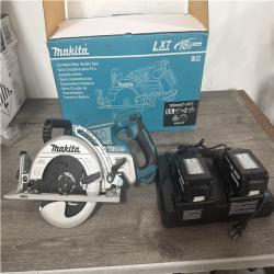 CALIFORNIA LIKE NEW MAKITA CORDLESS REAR HANDLE SAW CHARGER AND 2 BATTERIES