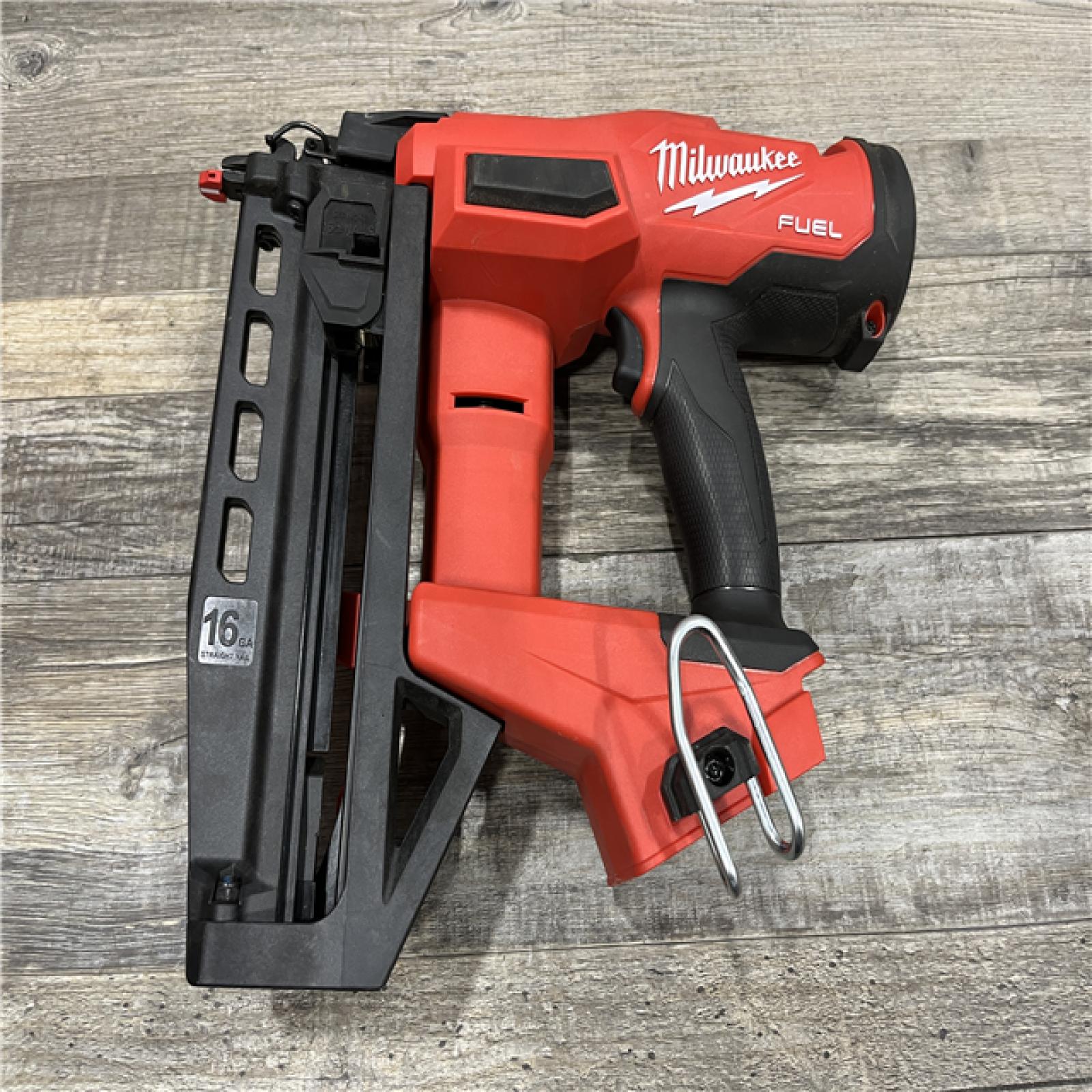 AS-IS Milwaukee FUEL 18-Volt Lithium-Ion Brushless Cordless Gen ll 16-Gauge Straight Finish Nailer (Tool Only)