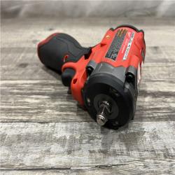 AS-IS Milwaukee FUEL 12V Lithium-Ion Brushless Cordless Stubby 3/8 in. Impact Wrench (Tool-Only)