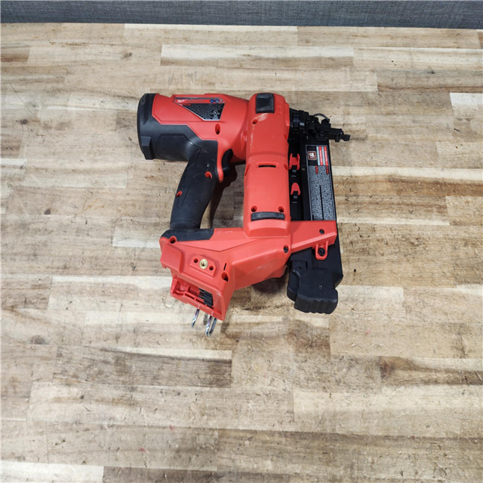 HOUSTON LOCATION - AS - IS Milwaukee FUEL 18-Volt Lithium-Ion Brushless Cordless Gen II 18-Gauge Brad Nailer (Tool-Only)