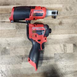 HOUSTON LOCATION - AS-IS Milwaukee 3453-22HSR M12 FUEL 12V Lithium-Ion Cordless 3/8 in. Ratchet and 1/4 in. Impact Driver Kit