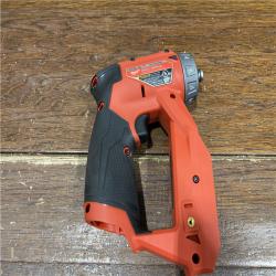 AS-IS Milwaukee M12 FUEL 12V Lithium-Ion Brushless Cordless 4-in-1 Installation 3/8 in. Drill Driver Kit with 4-Tool Heads