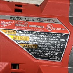 AS-IS Milwaukee FUEL 18V Lithium-Ion Brushless Cordless 1/2 in. Impact Wrench w/Friction Ring Kit