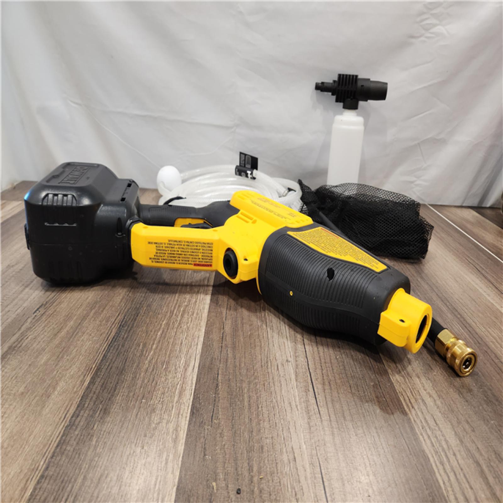 AS-IS - Dewalt 20V 550 PSI  1 GPM Cordless Power Cleaner W/ 4 Nozzles Tool-Only