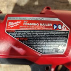 HOUSTON LOCATION - AS - IS Milwaukee FUEL 3-1/2 in. 18-Volt 30-Degree Lithium-Ion Brushless Cordless Framing Nailer (Tool-Only)