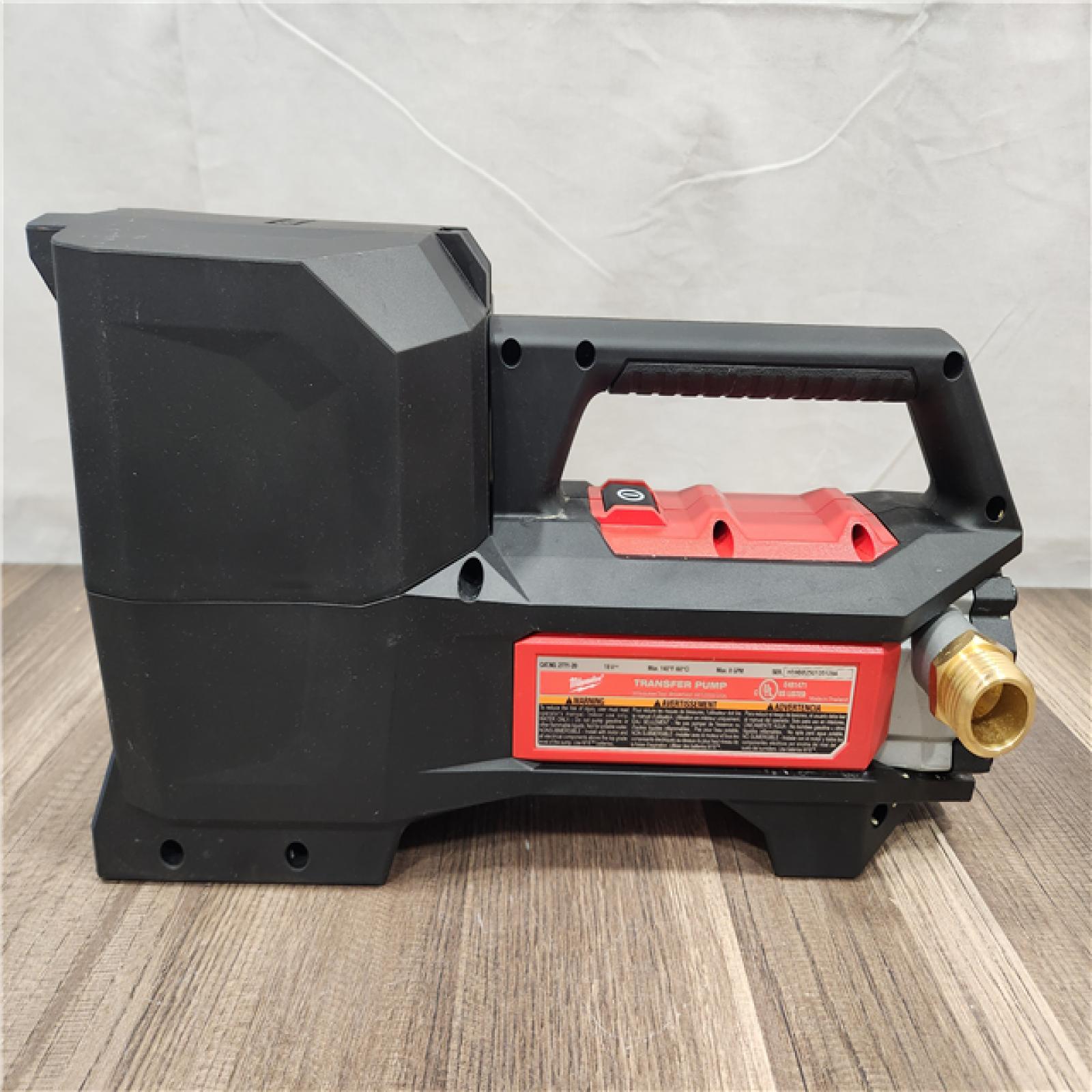 AS-IS- Milwaukee 18V 1/4 HP Lithium-Ion Cordless Transfer Pump (Tool Only)