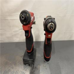 AS-IS - Milwaukee M12 FUEL 12-Volt Lithium-Ion Brushless Cordless Hammer Drill and Impact Driver Combo Kit (2 Tool)