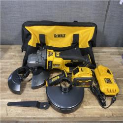 Houston Location AS-IS DEWALT FLEXVOLT 60-Volt Lithium-Ion Cordless 7 in. to 9 in. Large Angle Grinder Kit