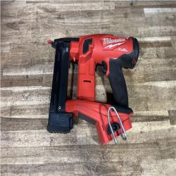 Houston Location AS-IS Milwaukee FUEL 18-Volt Lithium-Ion Brushless Cordless 18-Gauge 1/4 in. Narrow Crown Stapler (Tool-Only)