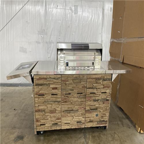 Houston Location AS IS - SPIRE 5 burner BBQ Island Gas Grill