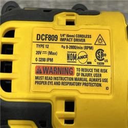 AS-IS DEWALT Atomic 20V Max Lithium-Ion Brushless Cordless Compact 1/4 in. Impact Driver Kit