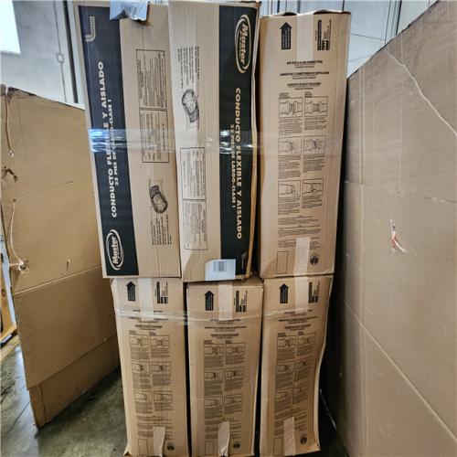 Phoenix NEW Master Flow 7 in. x 25 ft. Insulated Flexible Duct R8 Silver Jacket Pallet (18-Boxes)