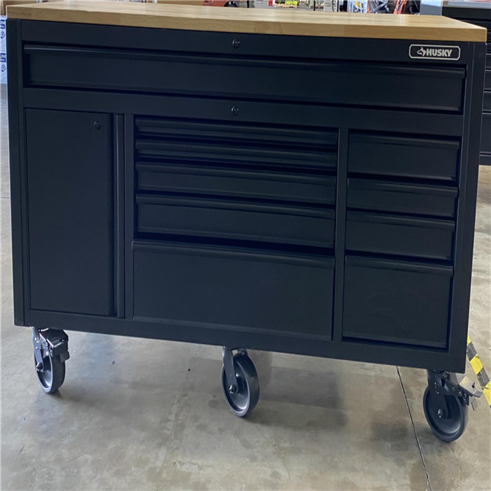 Houston Location AS-IS Husky Workbench 61in 10 Drawer