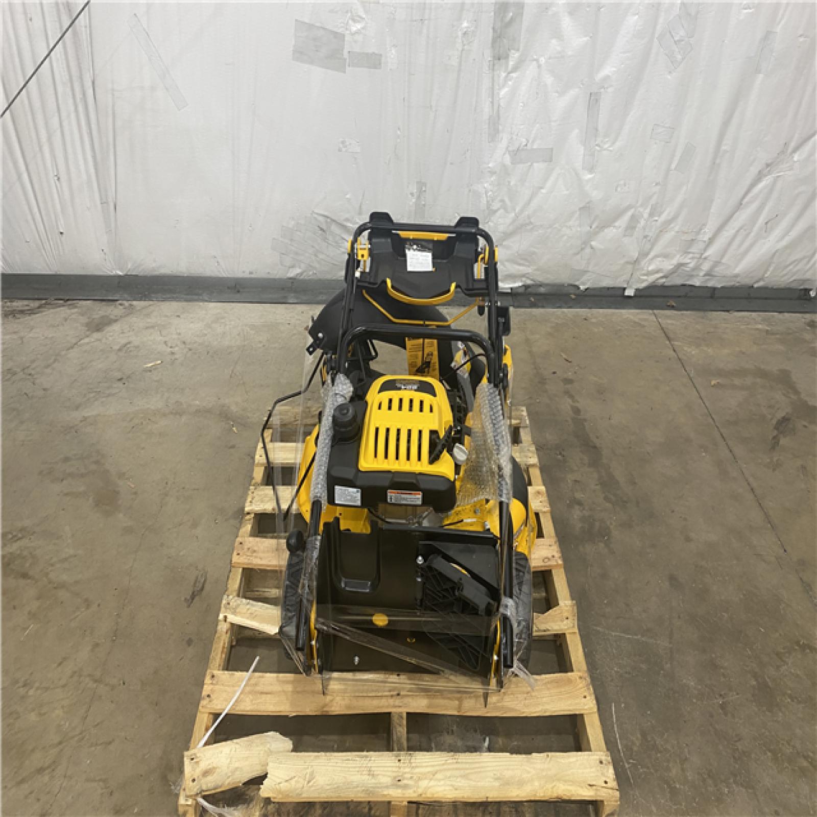 Houston Location - AS-IS Outdoor Power Equipment DEWALT LAWN MOWER 28 INCH WIDE CUT