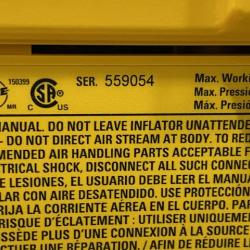 AS-IS DEWALT 20V MAX Cordless Electric Portable Inflator (Tool Only)