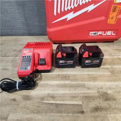 HOUSTON LOCATION - AS-IS (APPEARS LIKE NEW) MILWAUKEE FUEL 18V Lithium-Ion Brushless Cordless Hammer Drill and Impact Driver Combo Kit (2-Tool) with 2 Batteries