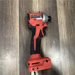 AS-IS Milwaukee 18V Lithium-Ion Brushless Cordless 1/4 in. Compact Impact Driver (Tool Only)