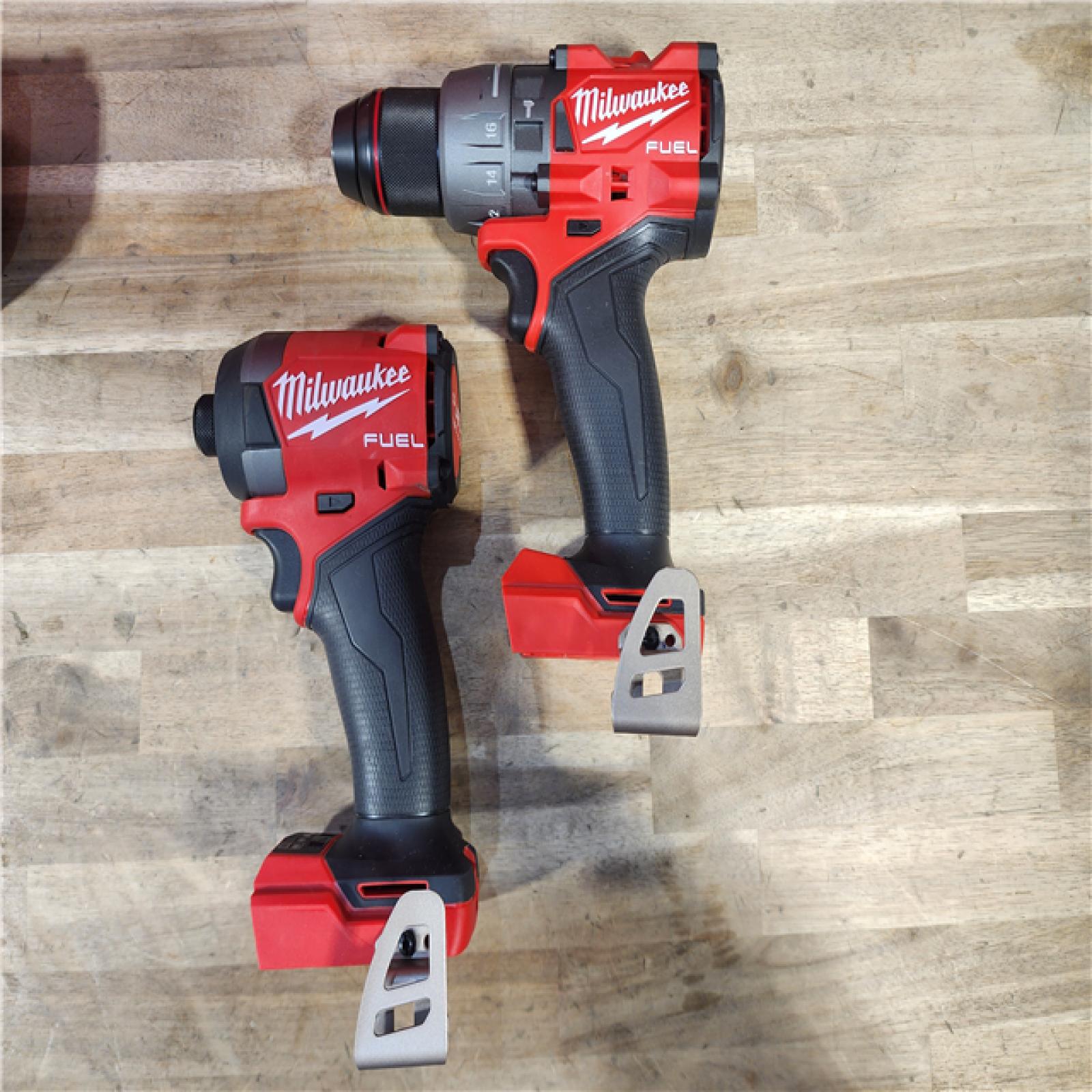 HOUSTON LOCATION - AS-IS MILWAUKEE FUEL 18V Lithium-Ion Brushless Cordless Hammer Drill and Impact Driver Combo Kit (2-Tool) with 2 Batteries