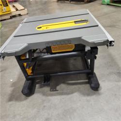 As-Is- DEWALT 15 Amp Corded 8-1/4 in. Compact Portable Jobsite Table Saw