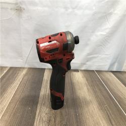 AS-IS Milwaukee FUEL SURGE 12V Lithium-Ion Brushless Cordless 1/4 in. Hex Impact Driver Compact Kit