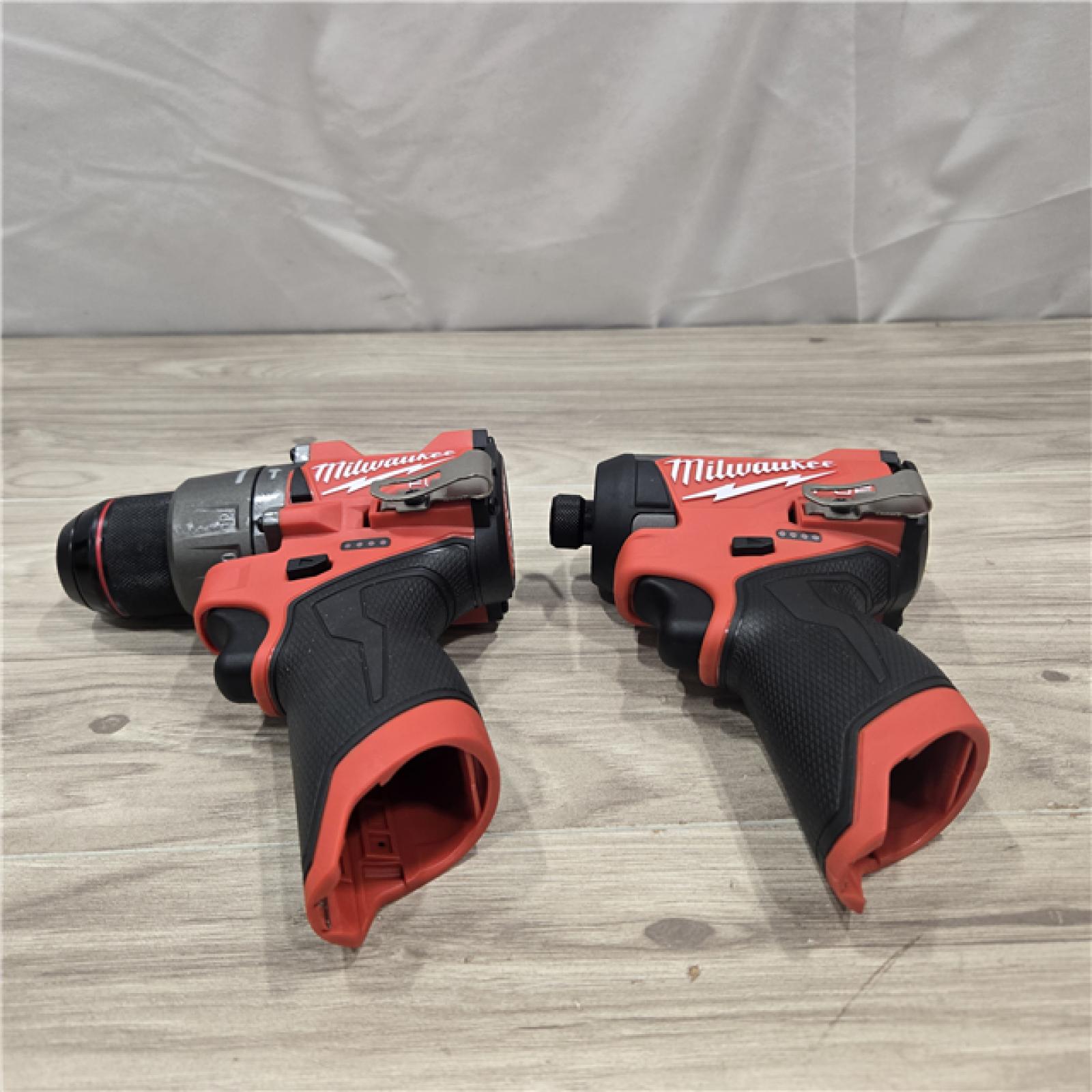 AS-IS Milwaukee 3497-22 12V Hammer Drill and Impact Driver Combo Kit