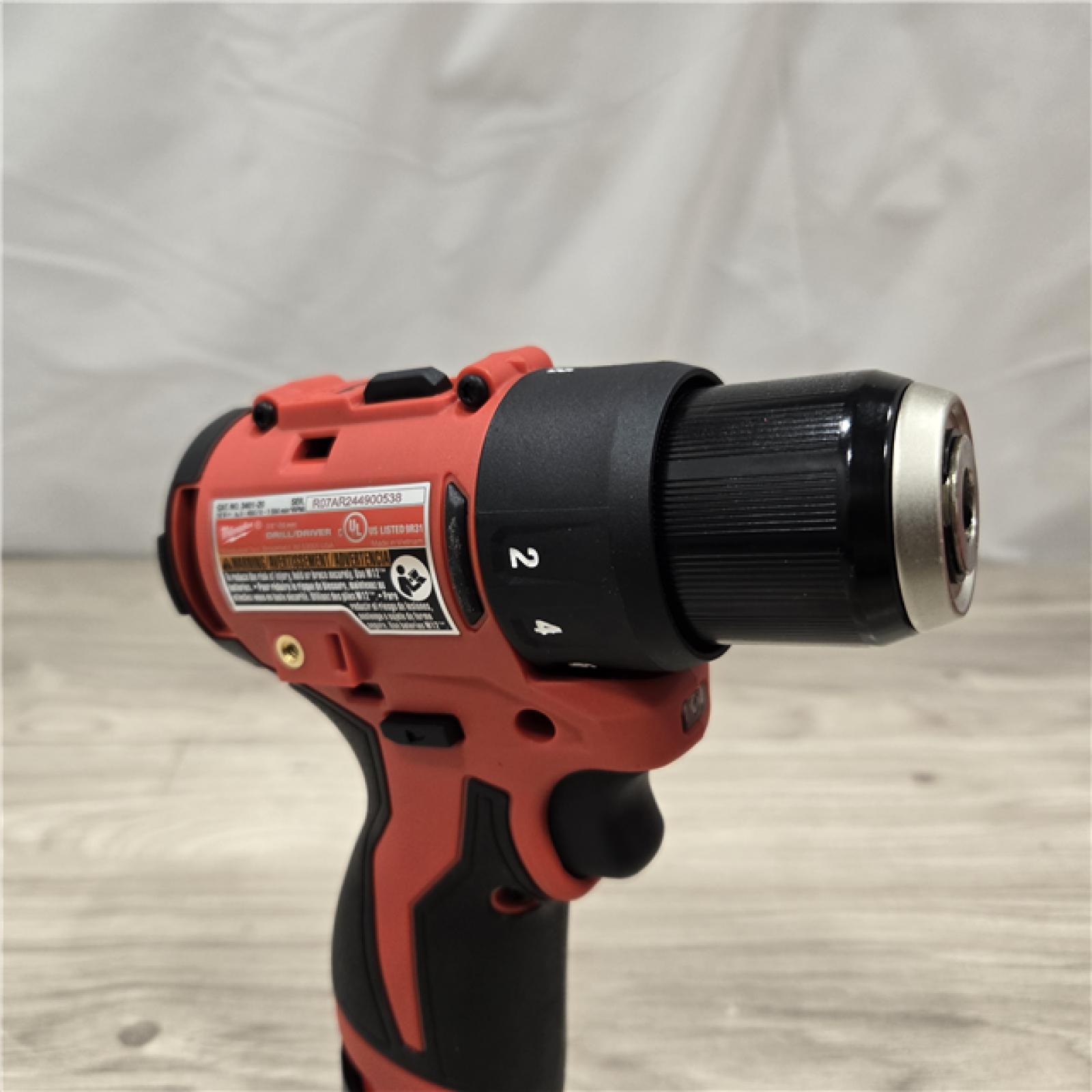 AS-IS Milwaukee M12 Cordless Brushless 2 Tool Combo Kit