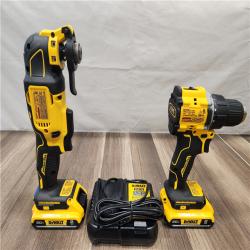 AS-IS- DeWalt 20V MAX ATOMIC Cordless Brushless 2-Tool Combo Kit