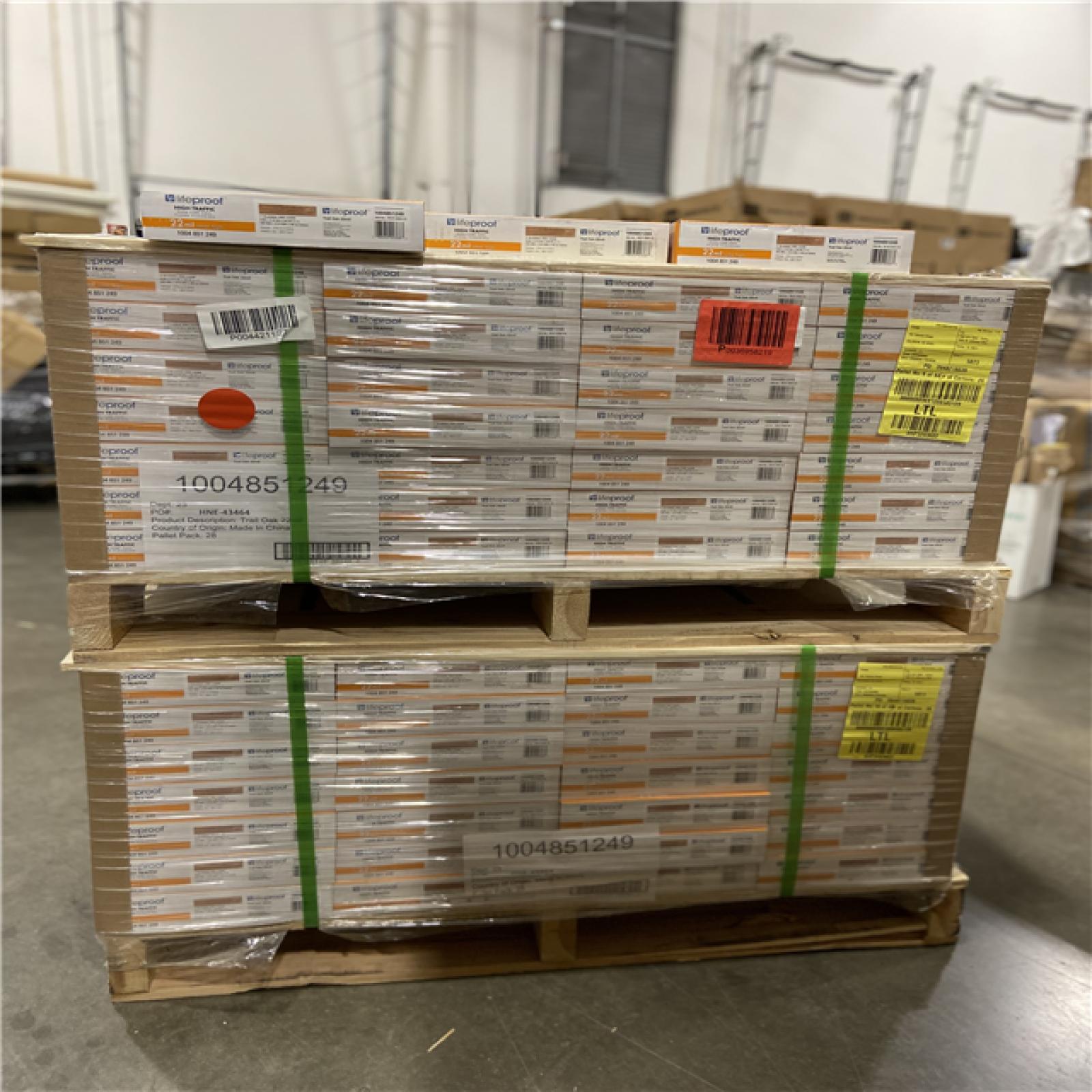 DALLAS LOCATION - Lifeproof Trail Oak 22 MIL x 8.7 in. W x 48 in. L Click Lock Waterproof Luxury Vinyl Plank Flooring (20.1 sqft/case) PALLET -(28 UNITS)