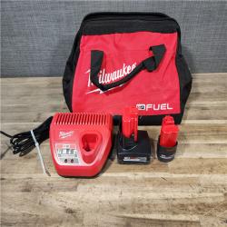 HOUSTON LOCATION - AS-IS MILWAUKEE 3 TOOL COMBO KIT W/ (2) BATTERY & CHARGER