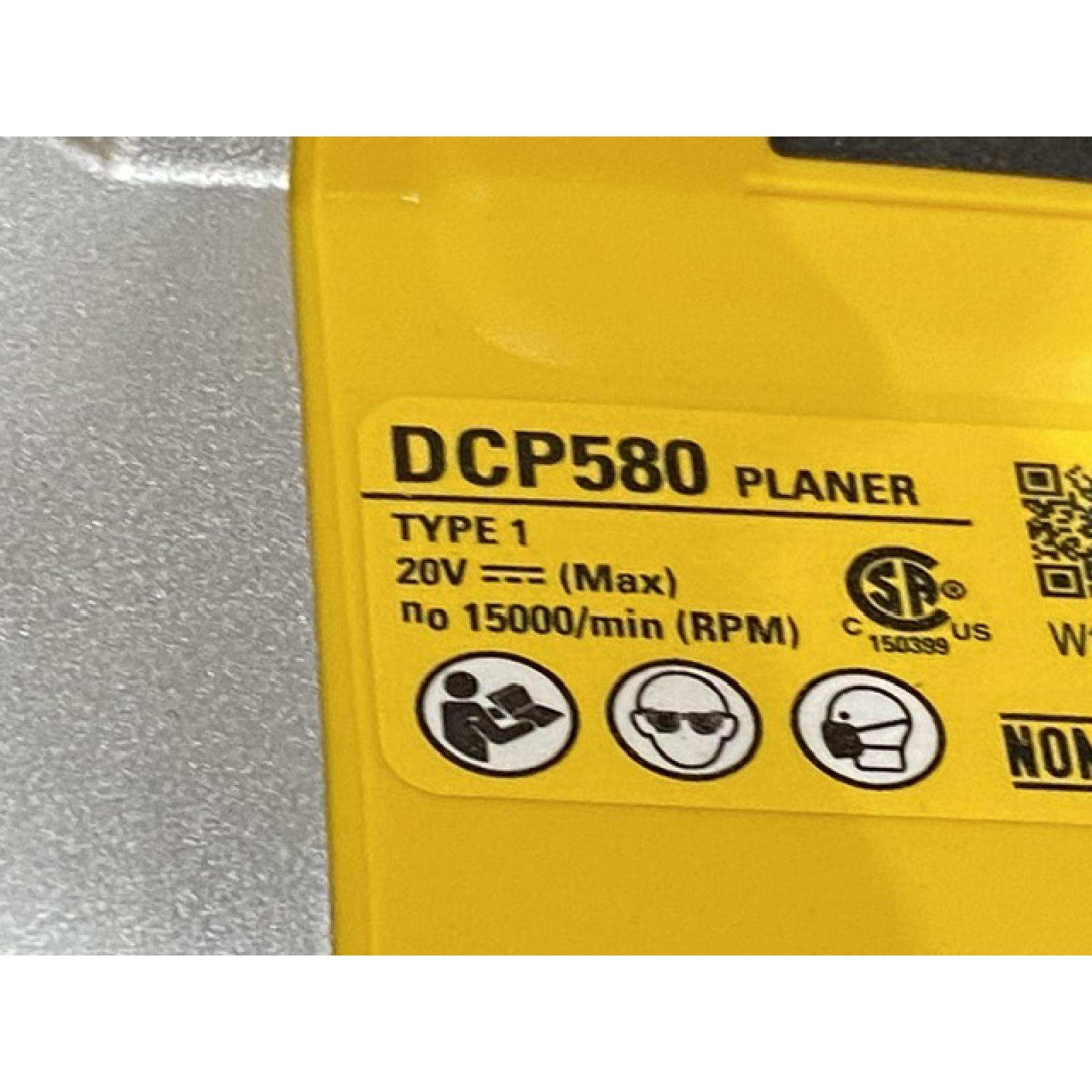 AS-IS DEWALT 20V MAX XR Cordless Brushless 3-1/4 in. Planer (Tool Only)