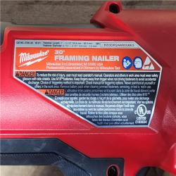 HOUSTON LOCATION - AS-IS Milwaukee FUEL 3-1/2 in. 18-Volt 30-Degree Lithium-Ion Brushless Cordless Framing Nailer (Tool-Only)