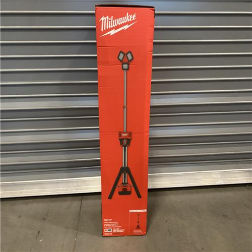 NEW! Milwaukee 18-Volt Lithium-Ion Cordless 6 000 Lumens Rocket Dual Power Tower Light with Charger (Tool-Only)