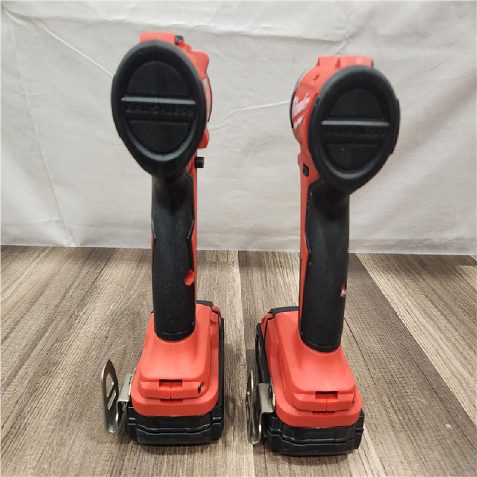 AS-IS- Milwaukee M18 Compact Brushless 2-Tool Combo Kit