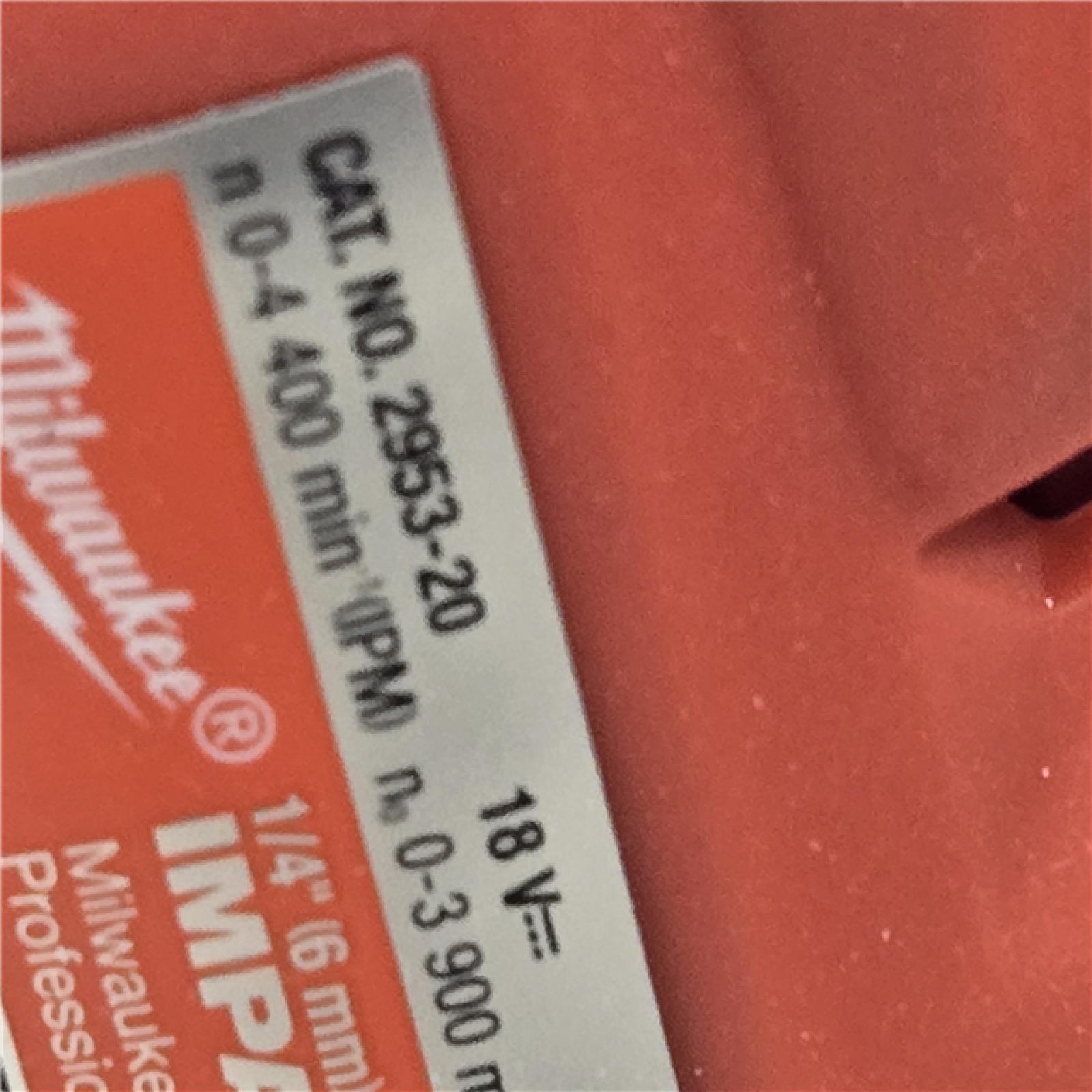 AS-IS Milwaukee 2953-20 18V Lithium-Ion Cordless 1/4 Hex Impact Driver (Tool-Only)