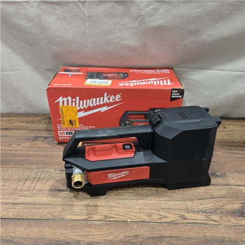 AS-IS Milwaukee 18-Volt 1/4 HP Lithium-Ion Cordless Transfer Pump (Tool Only)