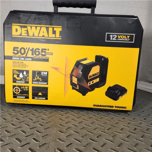 Houston Location - AS-IS Dewalt-DW088LR 12 V Red Cross Line Laser - Appears IN NEW Condition