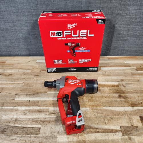 HOUSTON LOCATION - AS-IS (APPEARS LIKE NEW) M18 FUEL ONE-KEY 18V Lithium-Ion Brushless Cordless 1/4 in. Lockbolt Tool (Tool-Only)