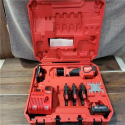CALIFORNIA NEW MILWAUKEE M18 SHORT THROW PRESS TOOL KIT WITH PEX CRIMP JAWS