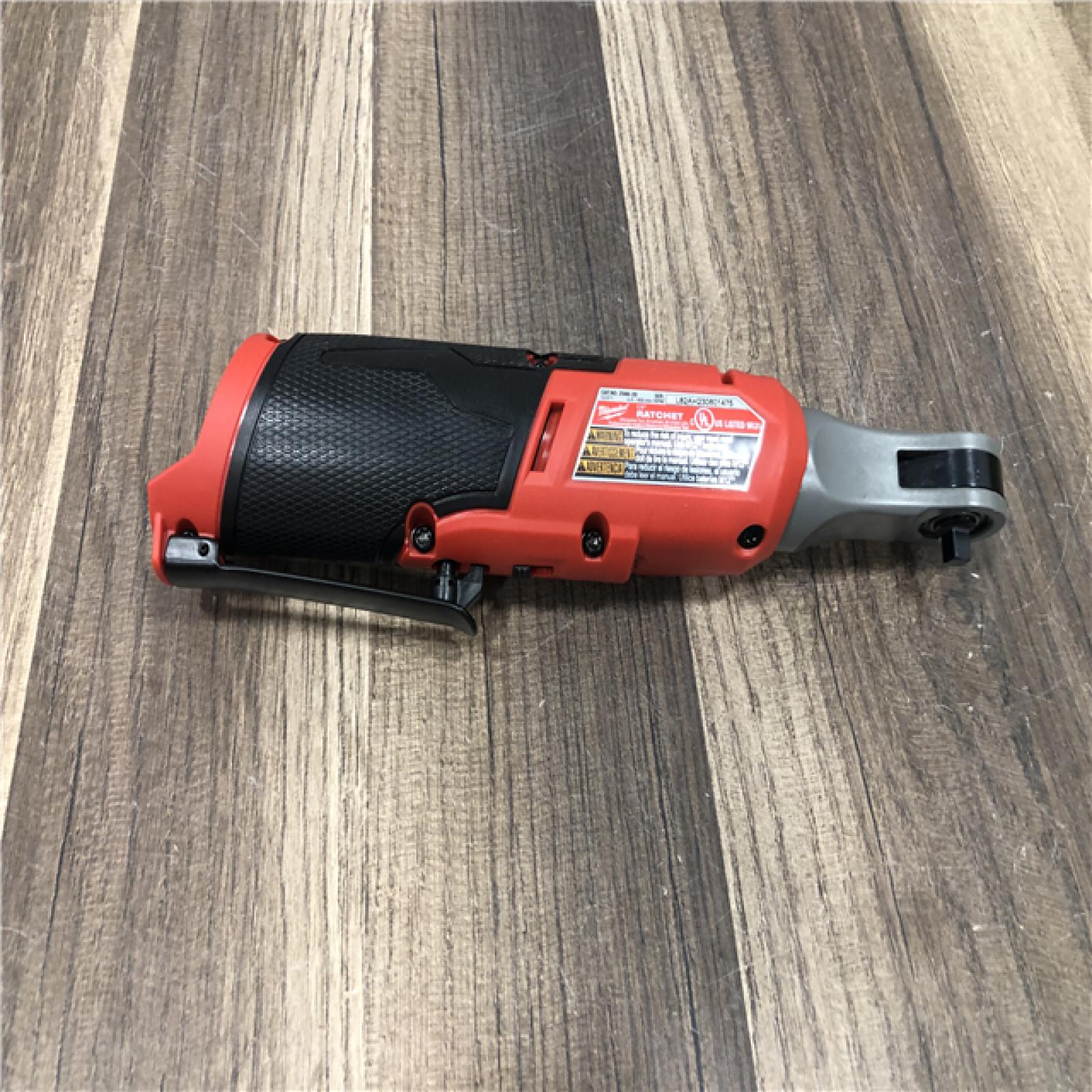 AS-IS Milwaukee FUEL 12V Lithium-Ion Brushless Cordless High Speed 1/4 in. Ratchet (Tool-Only)